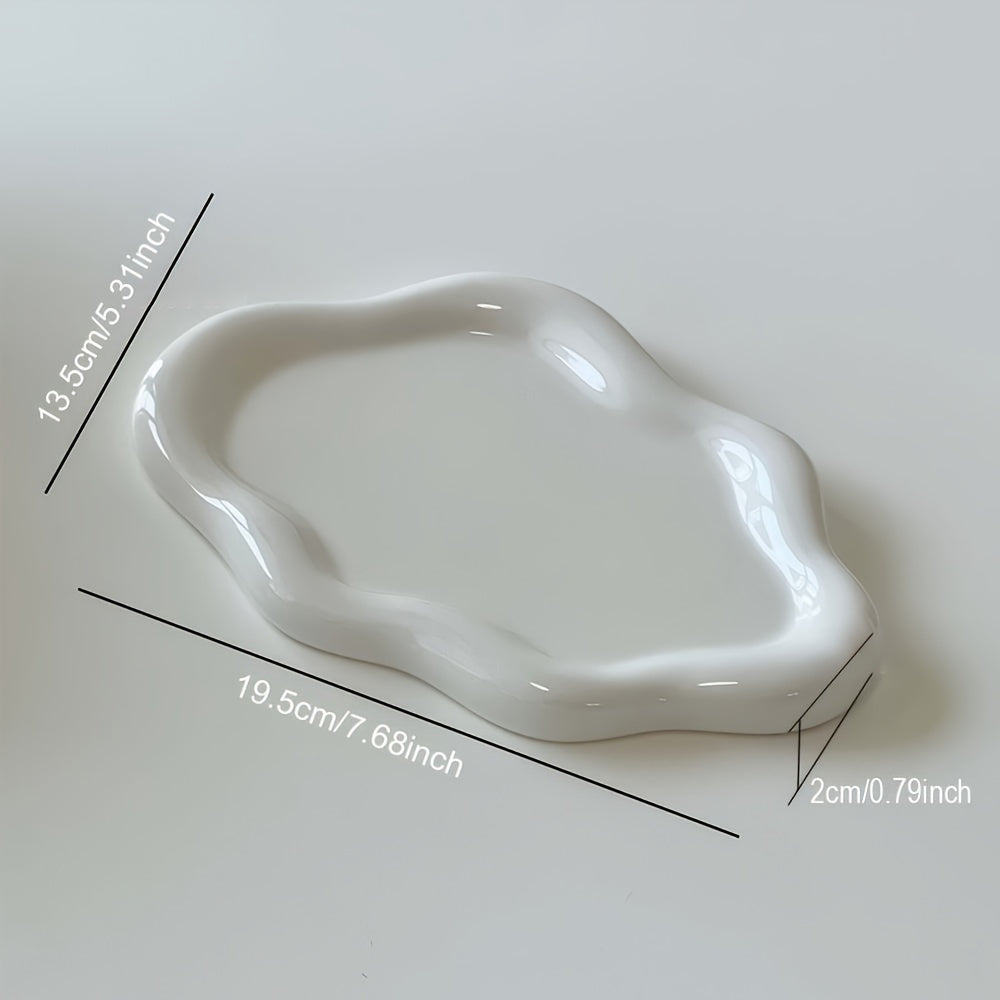 Cloud Jewelry Tray Decor- HMT24GG