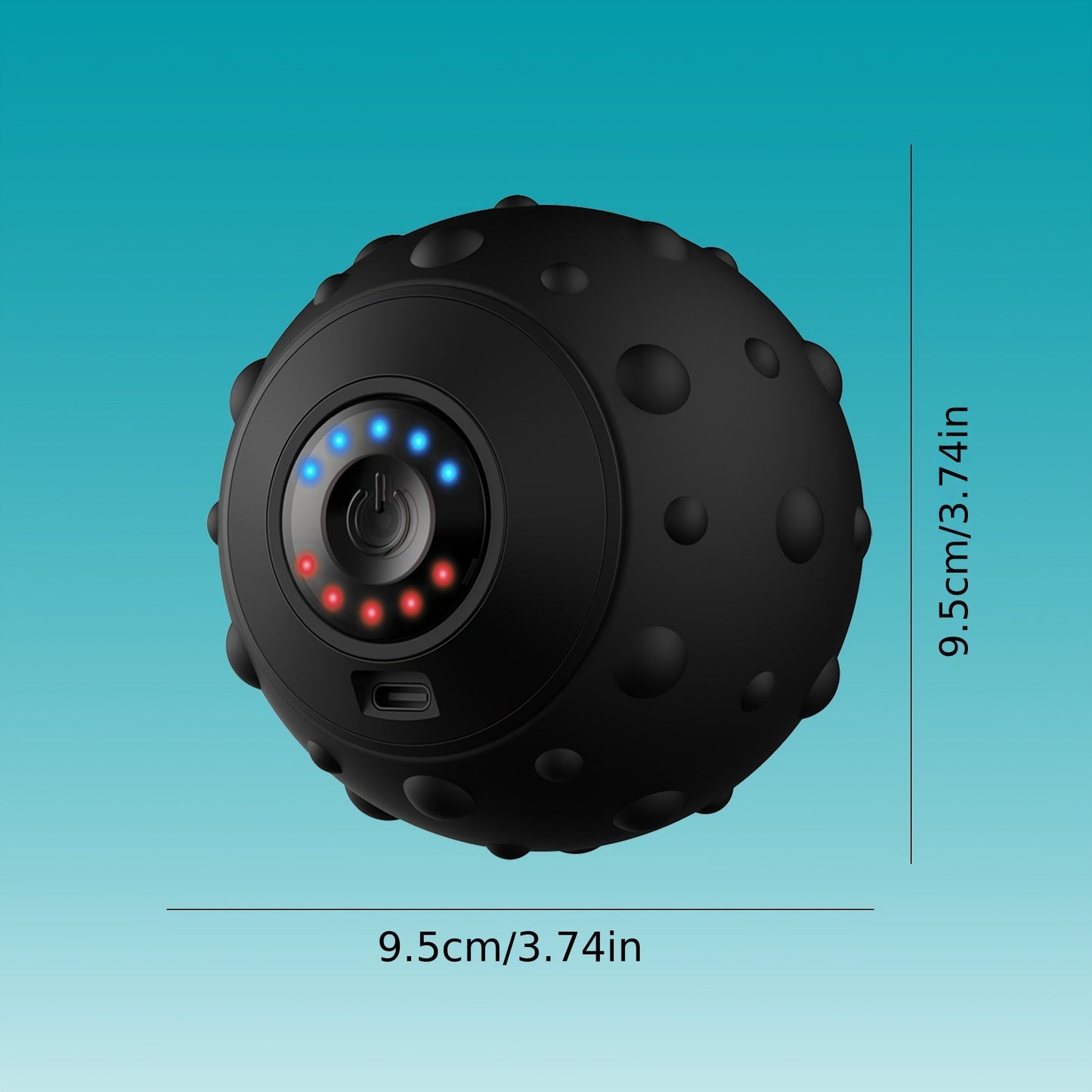 5Speed Rechargeable Vibration Massage Ball-MJ5E
