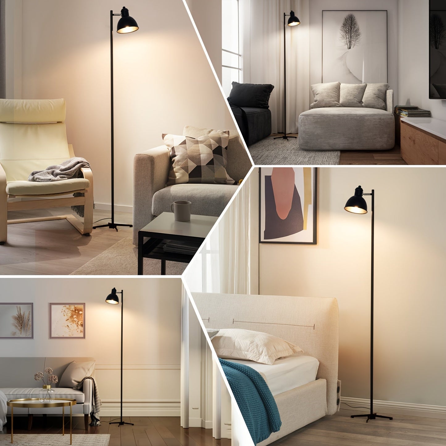 GDLUOAO 58-Inch USB Floor Lamp - DN3K