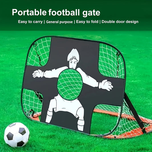 Portable 2-in-1 Folding Soccer Goal for Training & Matches TJR7B5D
