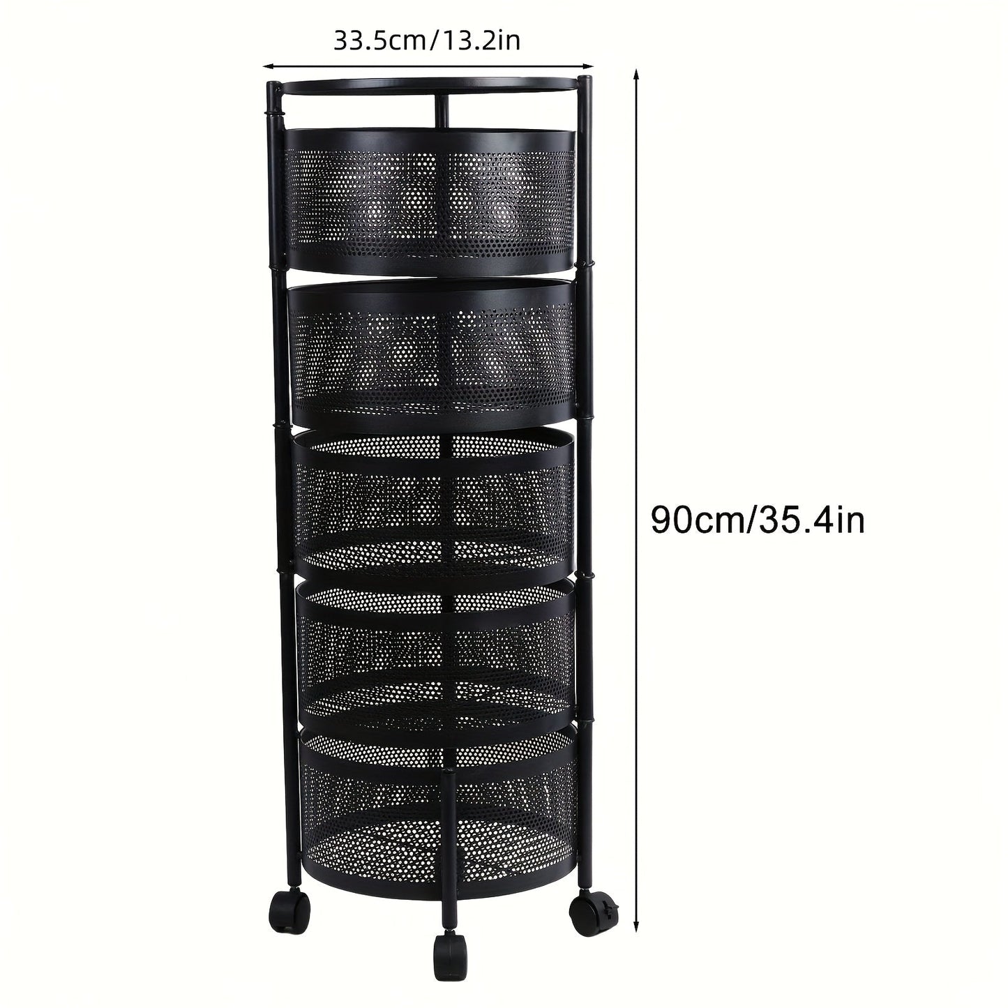 Rotating Multi-Tiered Storage Rack- HMT15SR