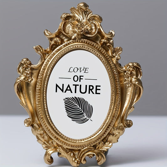 Classic European Carved Resin Photo Frame - UBH9