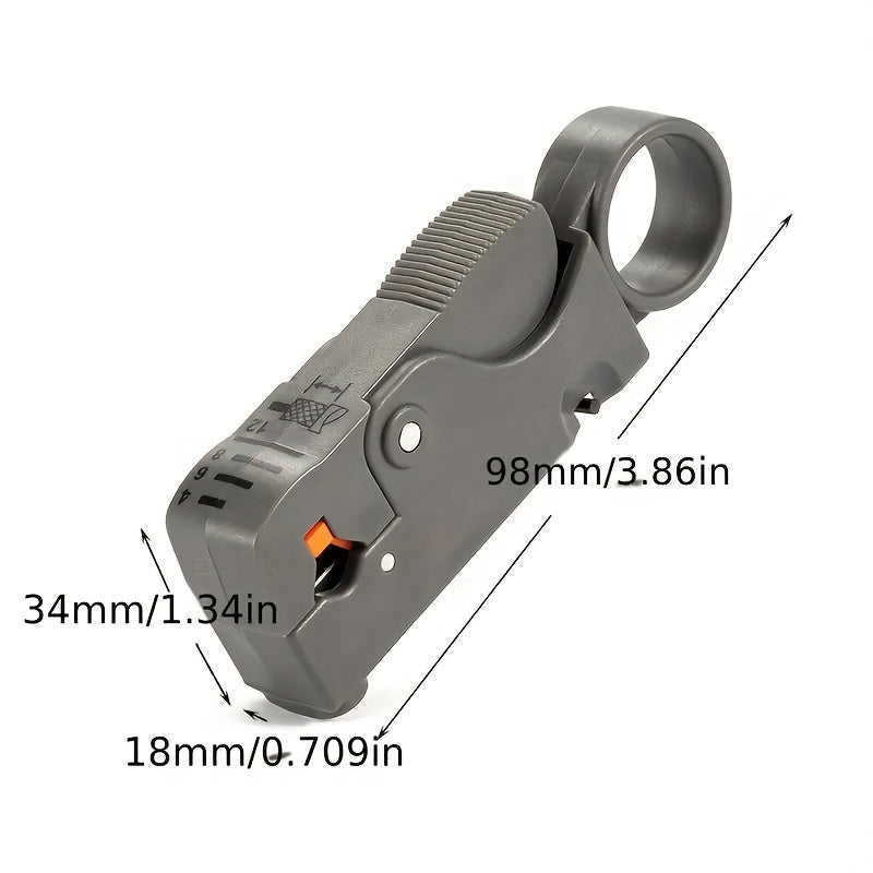 Multi-Functional Rotary Coaxial Cable Cutter Tool- HMT14CC