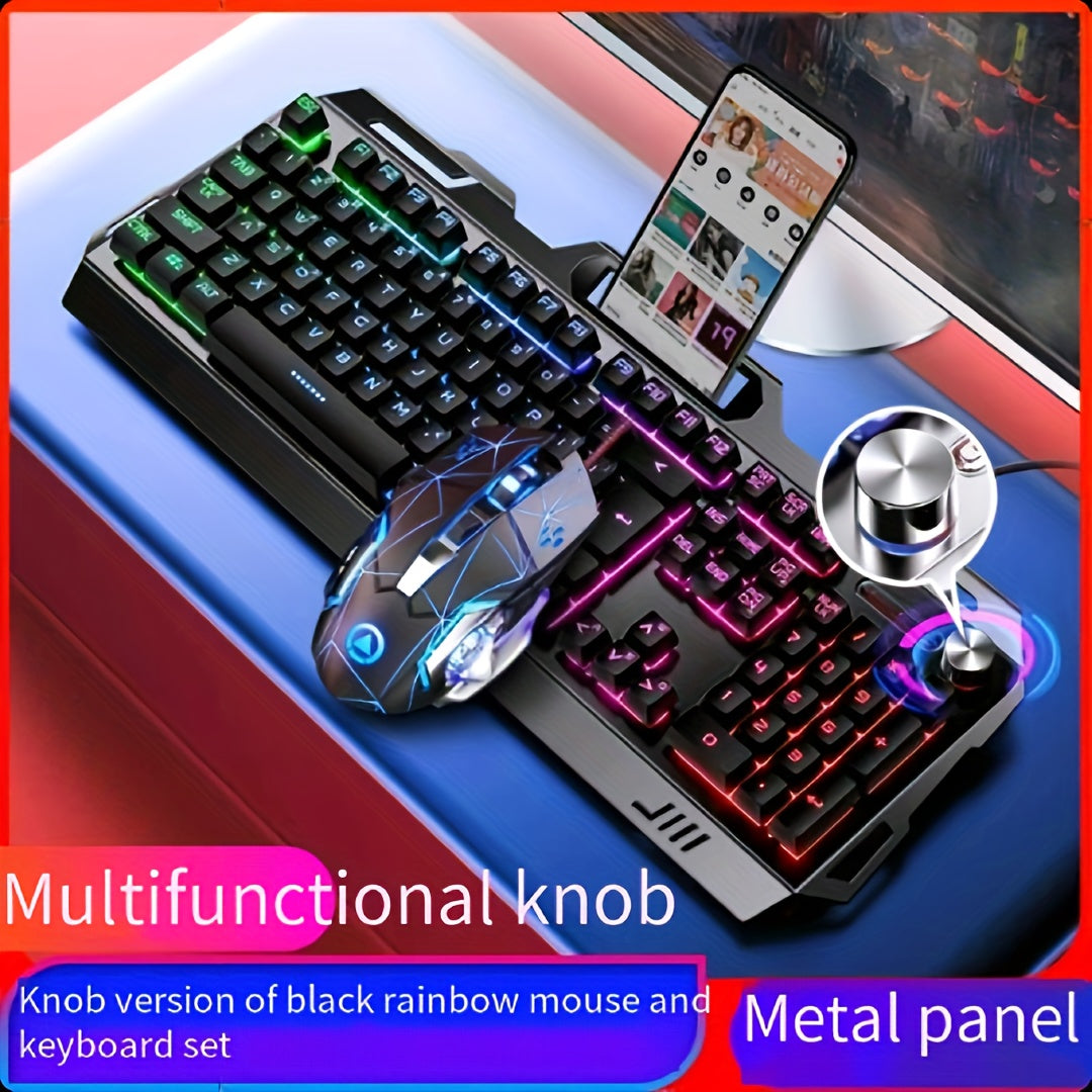 Wired Gaming Keyboard Mouse Set- HMT17KM
