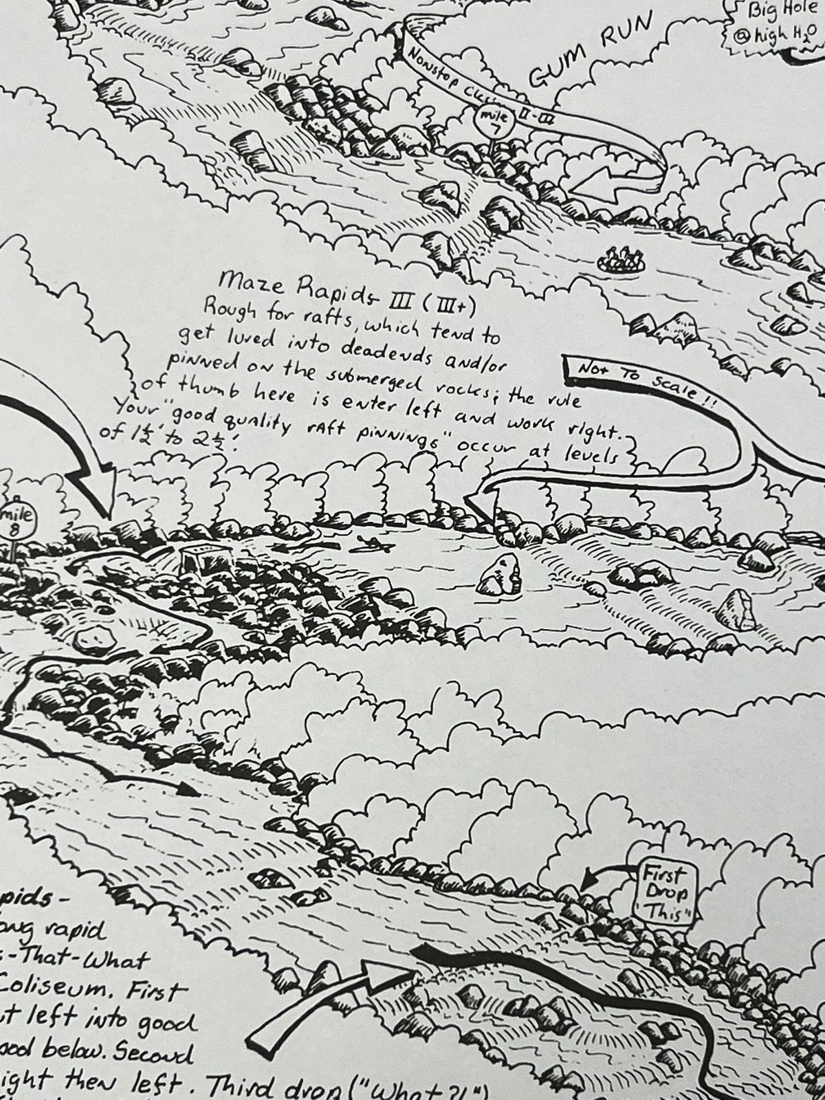 AdventureKEEN - Cheat River Canyon: River Map by William Nealy