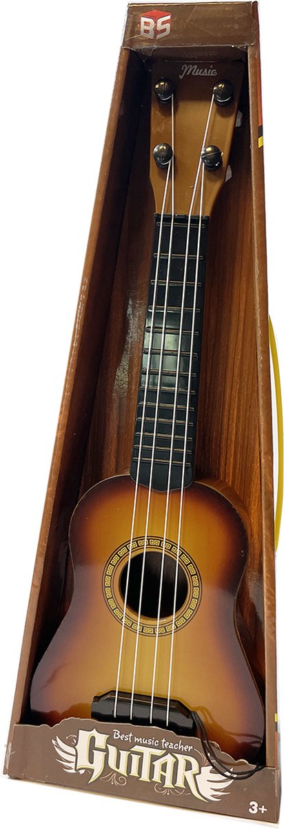 Music Guitar - speelgoed gitaar - 4 snaren - 40cm - kindergitaar