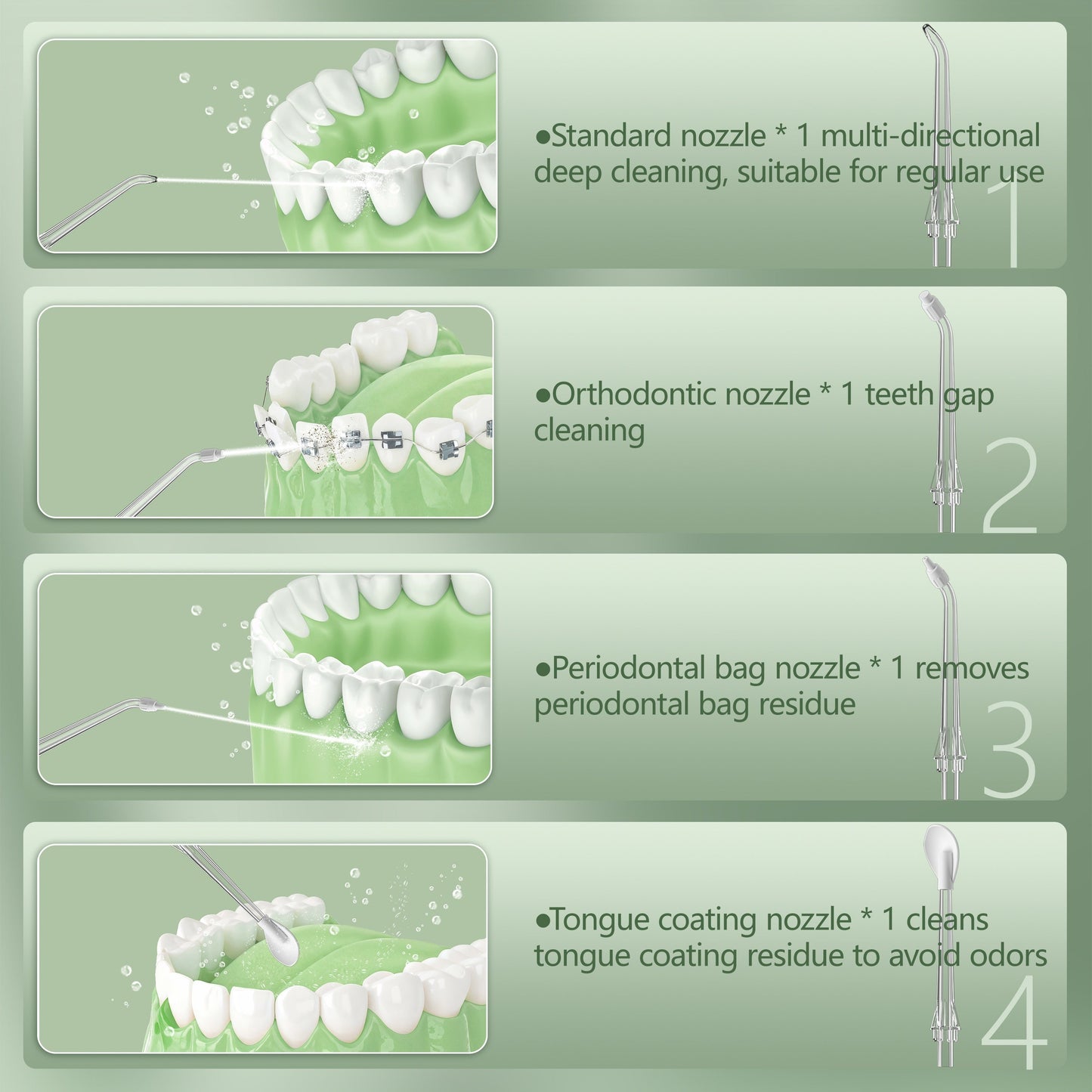 USB Rechargeable Electric Water Flosser, Portable Oral Care – TJR2D9Y