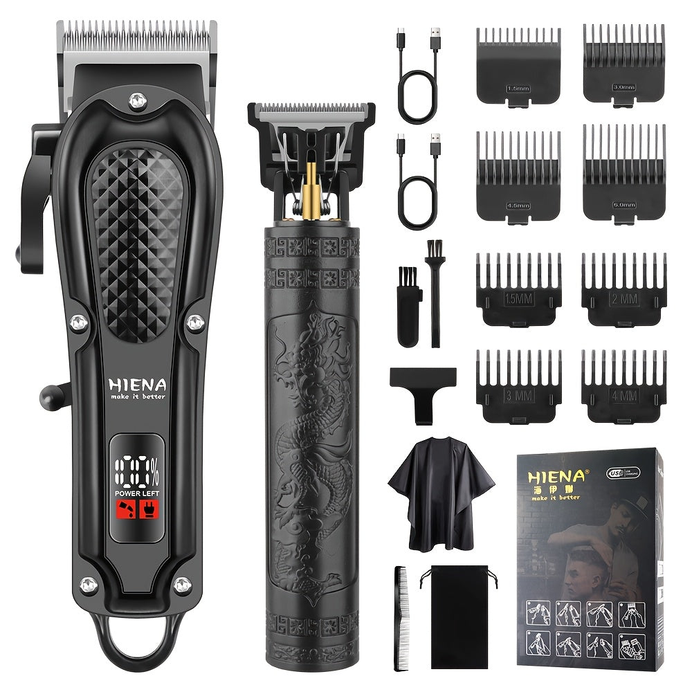 HIENA Men’s Electric Hair Clipper with Digital Display TJR8W1R