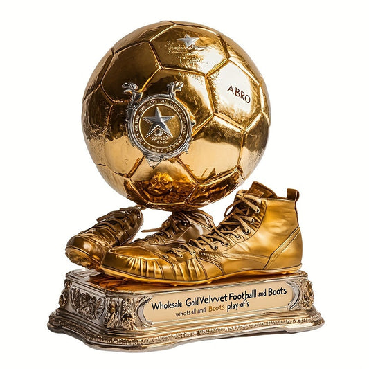 4-in-1 Golden Boot Trophy Stickers for Laptops & More TJR7M2X