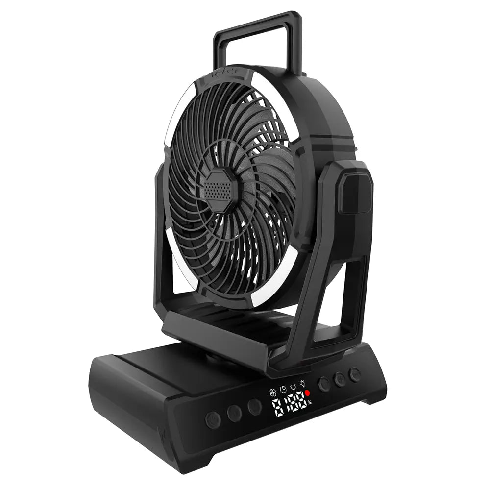 Ayamaya 20,000mAh Camping Fan with Light & Power Bank – Ultra-Quiet, 9 Speeds & Remote