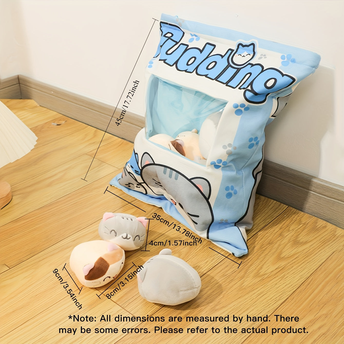 Jippu Cartoon Plush Cat Toy - SR3B