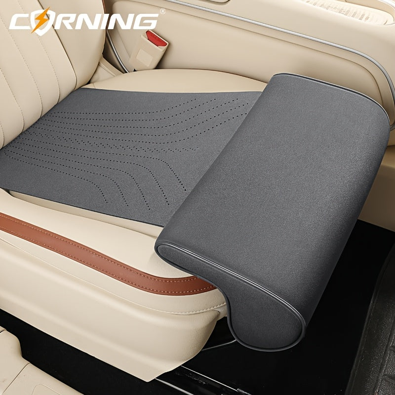 Ergonomic Car Seat Extender  Leather Leg Support Cushion-WX0J