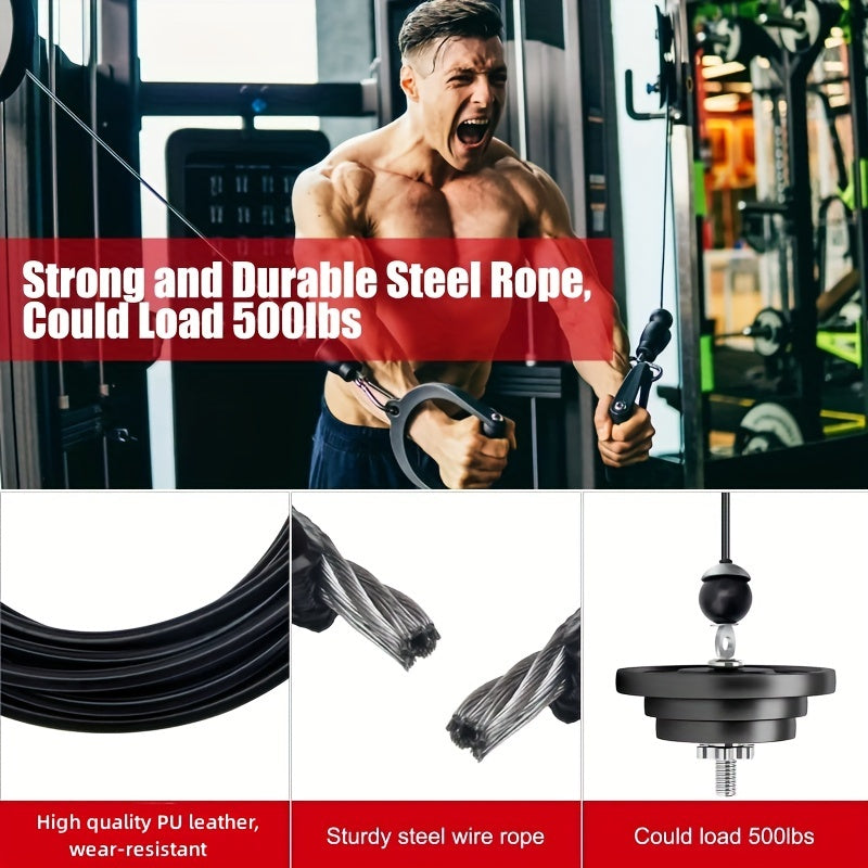 Tricep Exercise Set, Home Gym Pulley Equipment TJR1W8K
