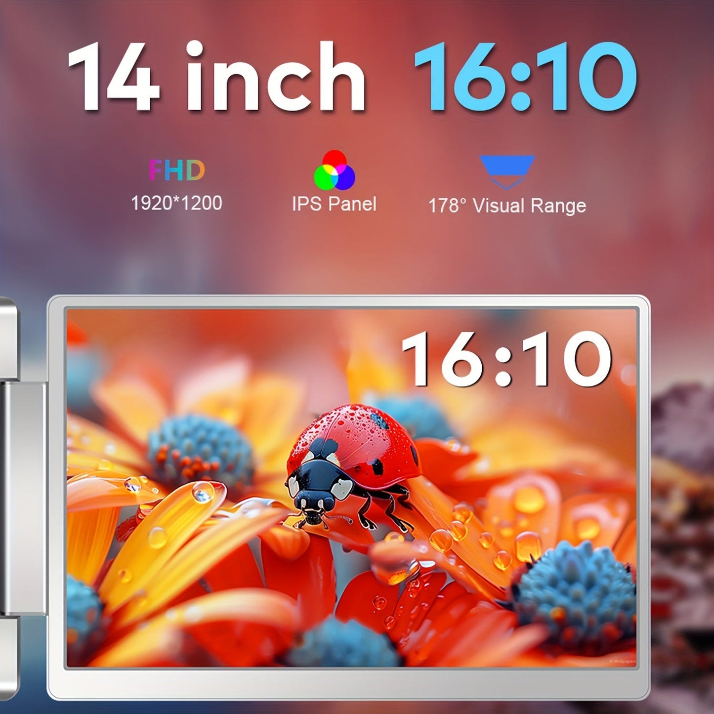 Laptop Screen Extender 35cm FHD DualTriple Portable Monitor-6JTD