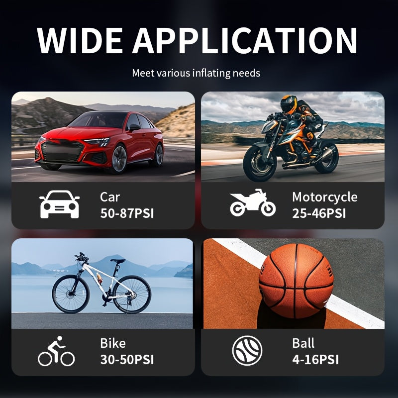 Portable Car Jumper Starter, 10000mAh, 150PSI TJR9D3X