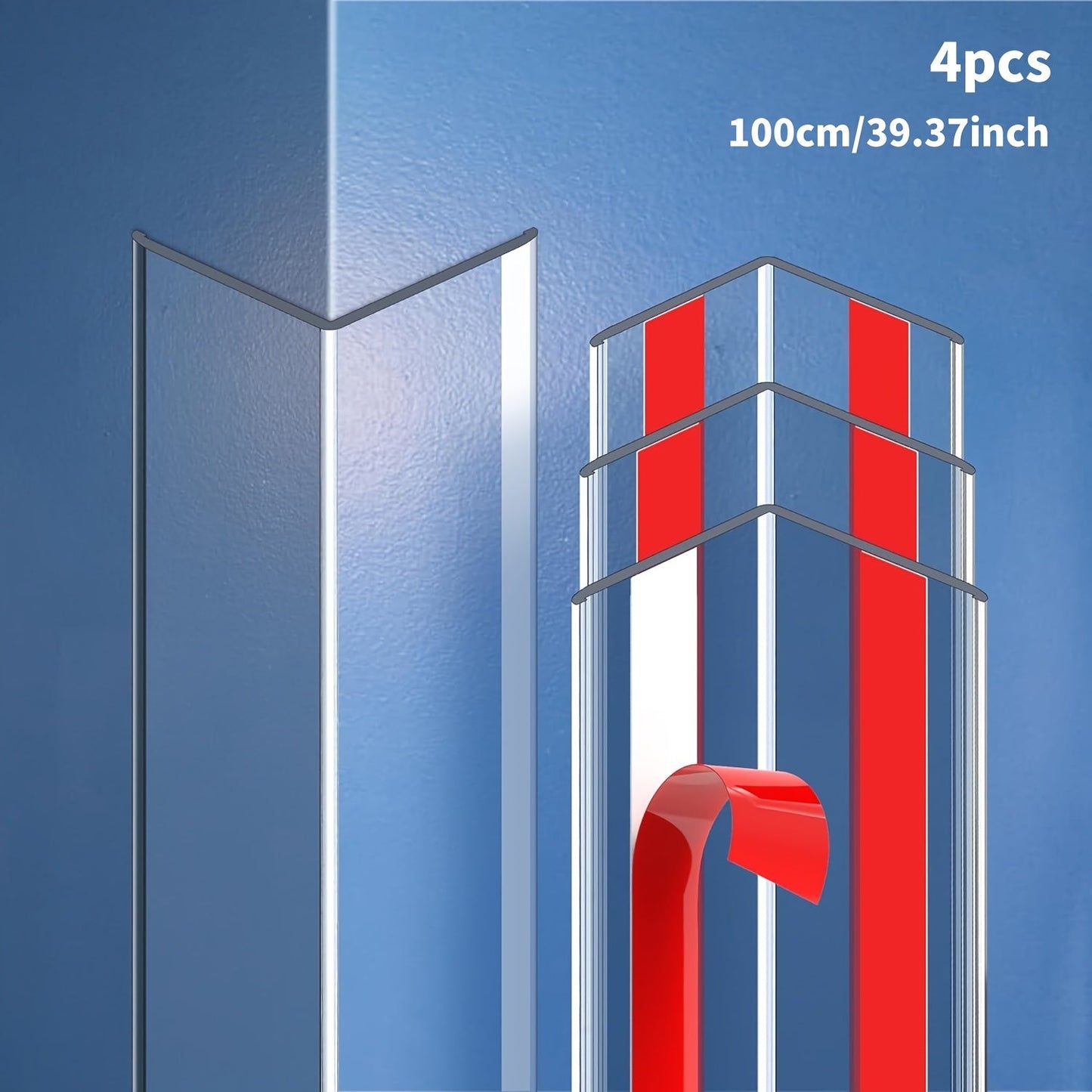 Clear Corner Guards  4 Sizes Easy Install-S08E