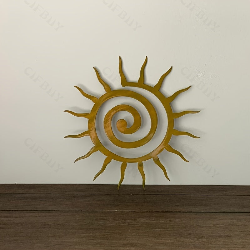Antique Coiled Star Metal Wall Art - G7TB