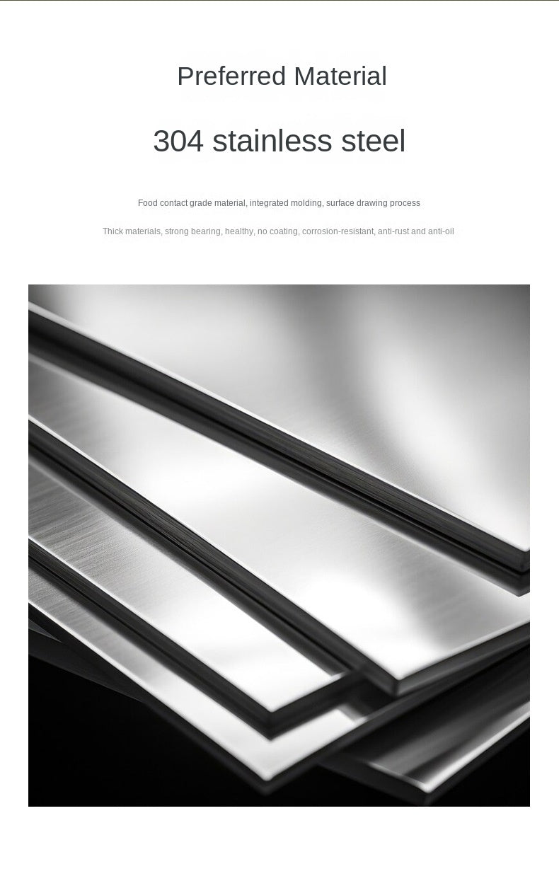 Campingmoon CK-26 IGT One Unit Sink Portable Lightweight Multi-Function Storage Basin Stainless Steel Outdoor Kitchen Sink Add-on Accessories