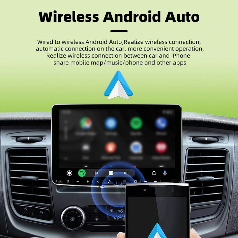 Wireless CarPlay Adapter for Android Auto, Plug & Play TJR3Y6J