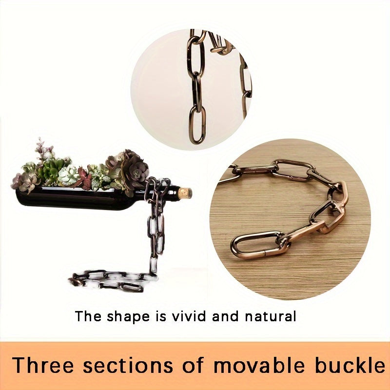 Glass Wine Bottle Vase- HMT25GV