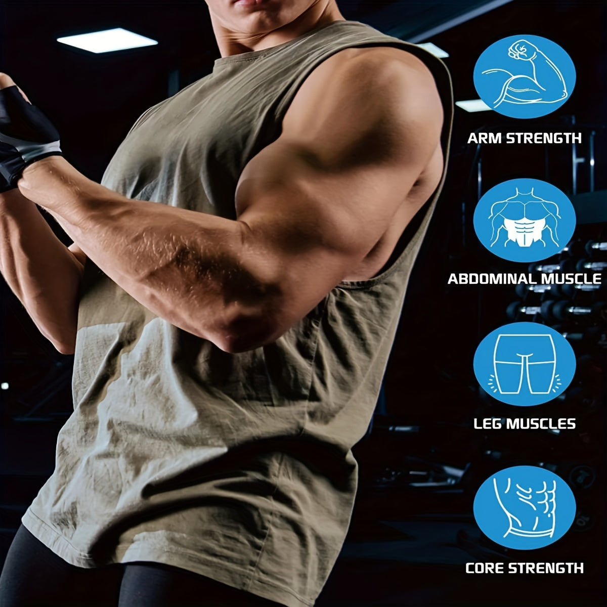 Tricep Exercise Set, Home Gym Pulley Equipment TJR1W8K