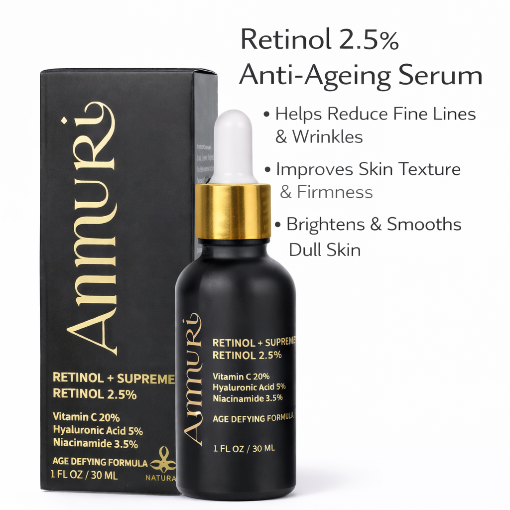 Ammuri Retinol 2.5% Supreme Serum – Gentle Anti-Ageing Treatment | 30ml