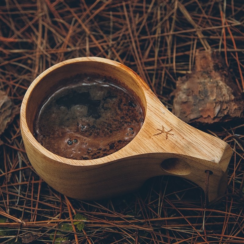 Ancest Bushcraft Wooden Coffee Cup