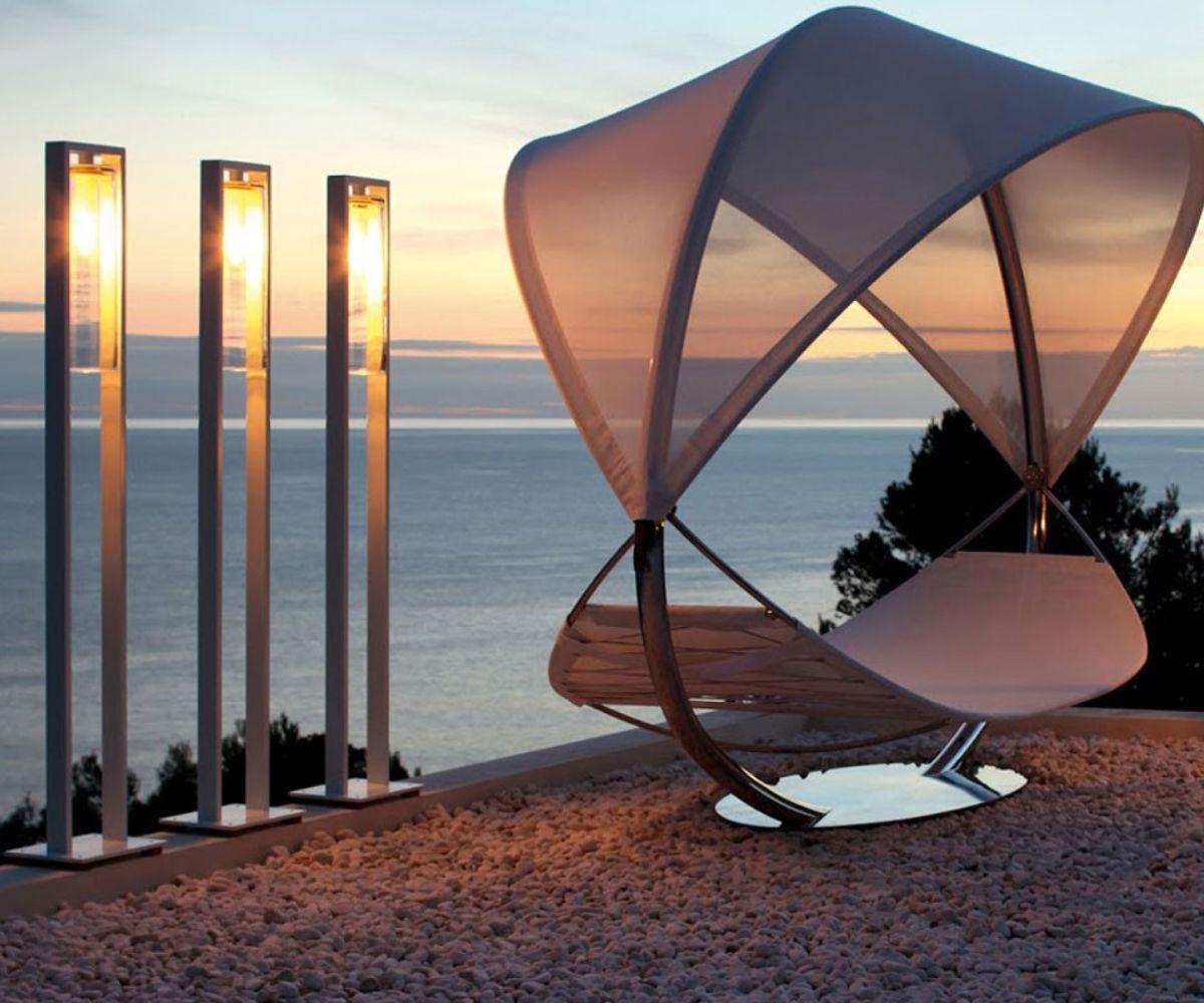 Floor Sample Dome Outdoor Floor Lamp