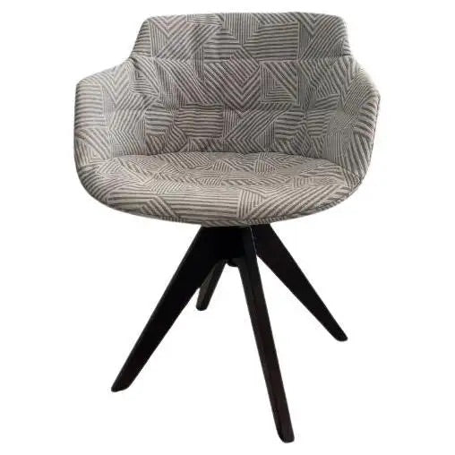 Floor Sample Flow 4-Legged Swivel Armchair (Set of 2)