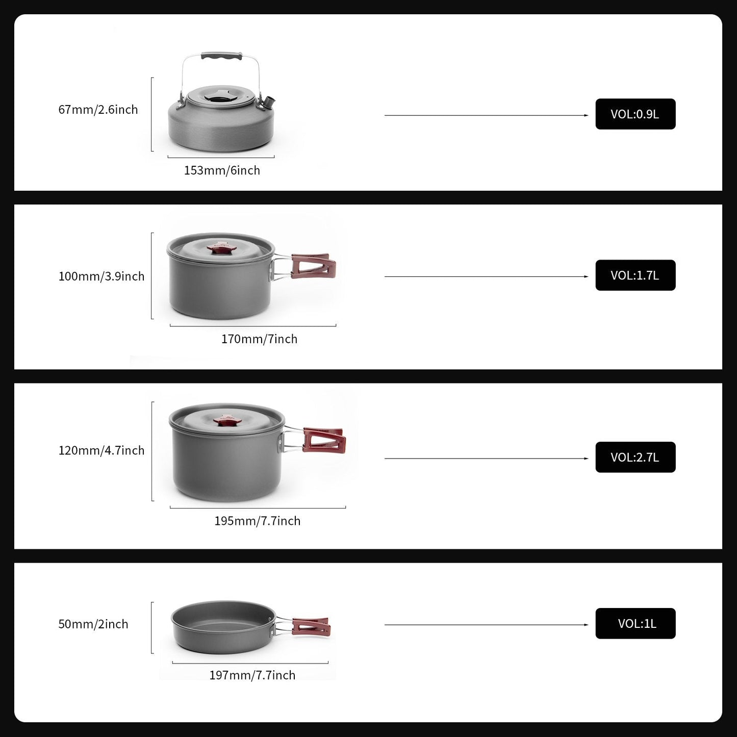 FMC-209 Aluminum Cookware