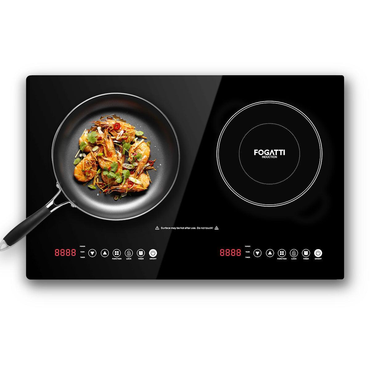 Fogatti RV Electric Induction Cooktop Double Burner