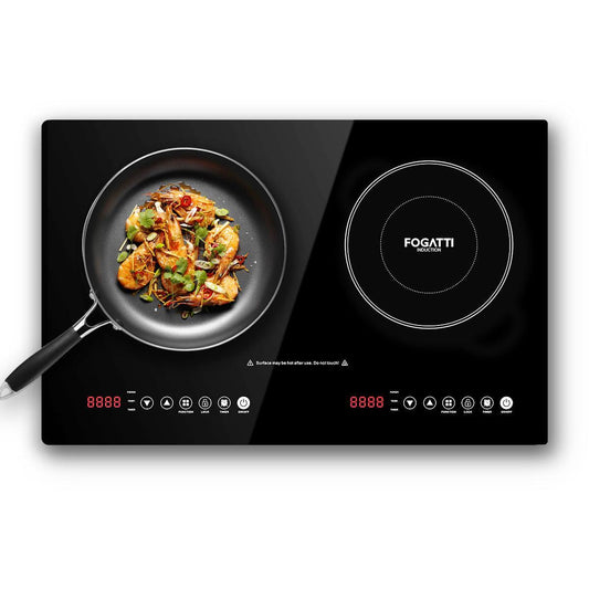 Fogatti RV Electric Induction Cooktop Double Burner