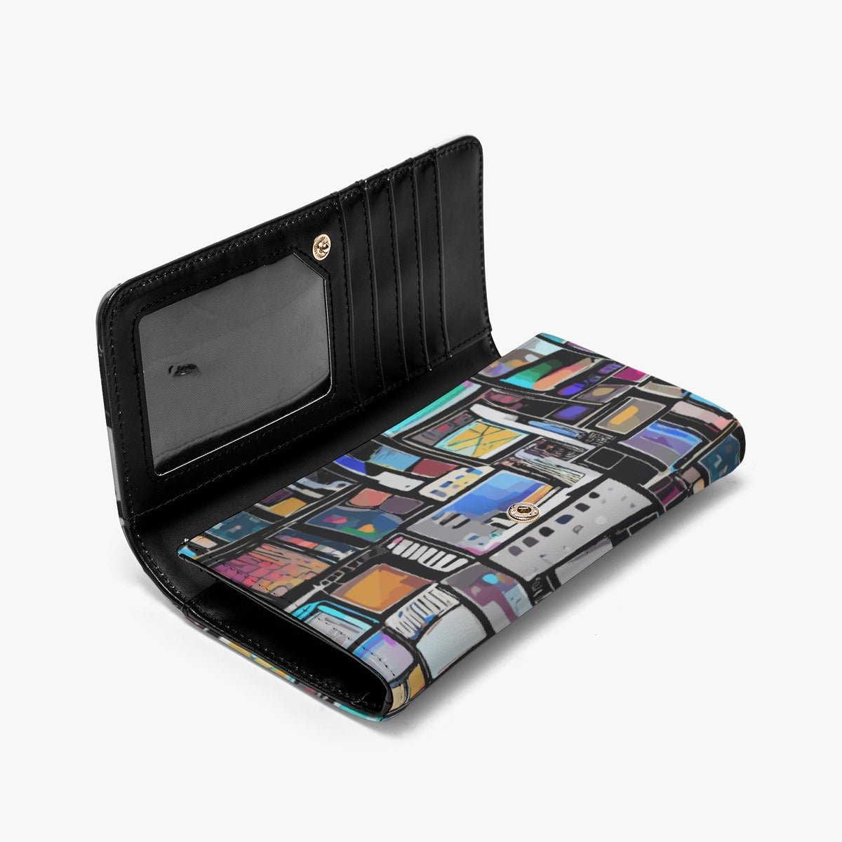 Light In The Dark Foldable Wallet | Gemstone Print | Dark Luxury Accessories