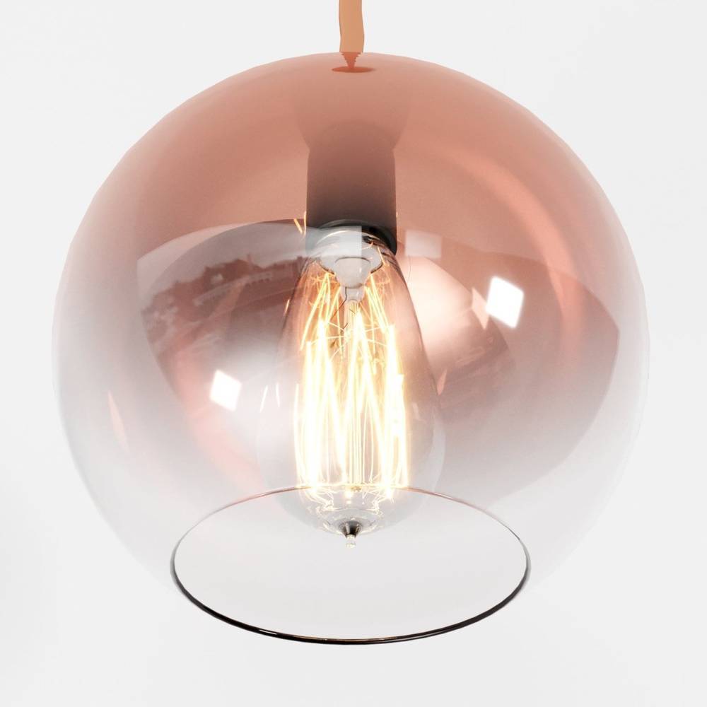 Modern Glass Pendant Light With Spherical Diffuser