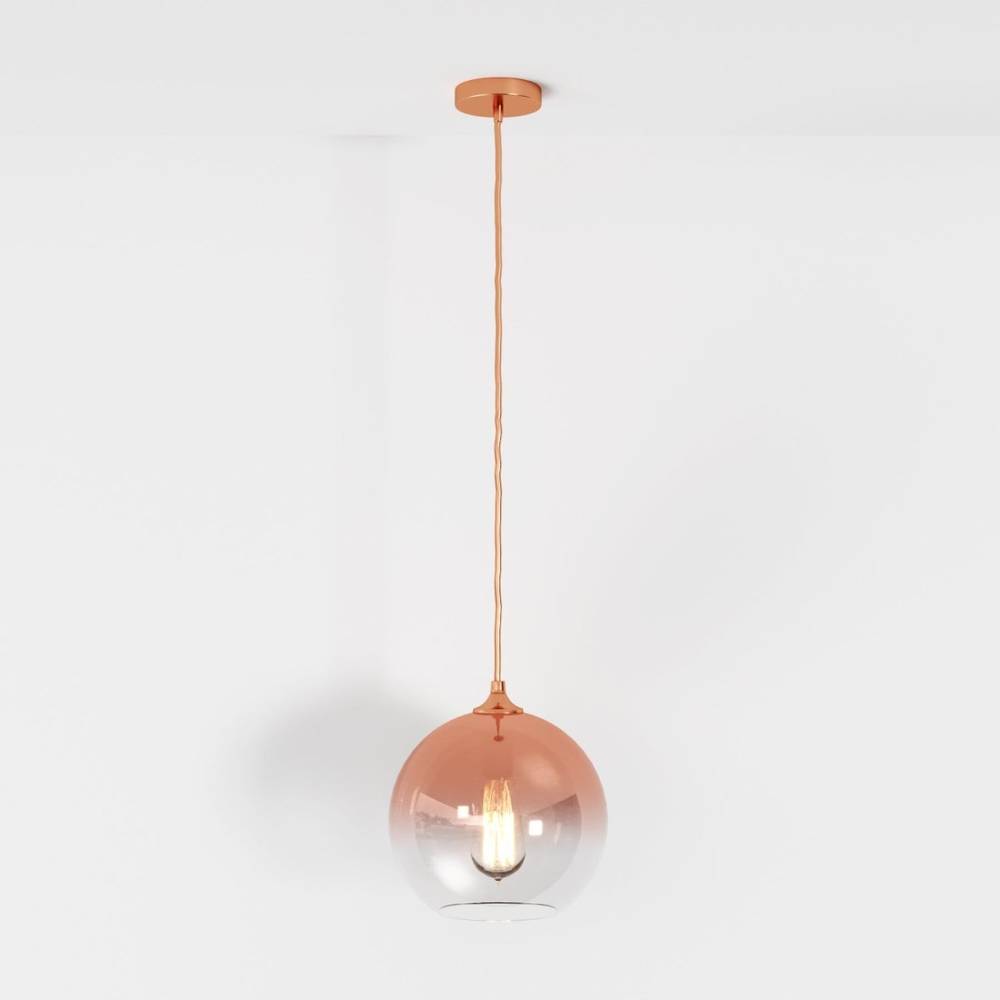 Modern Glass Pendant Light With Spherical Diffuser