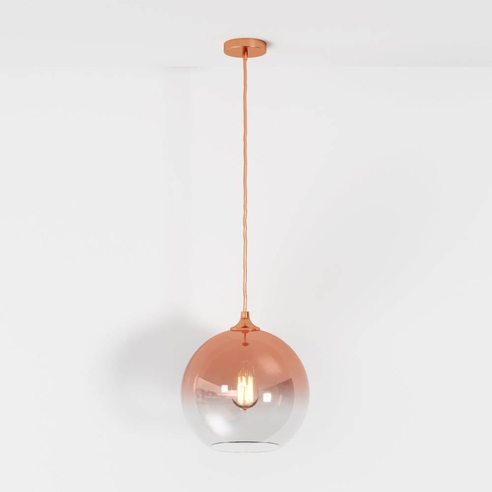Modern Glass Pendant Light With Spherical Diffuser