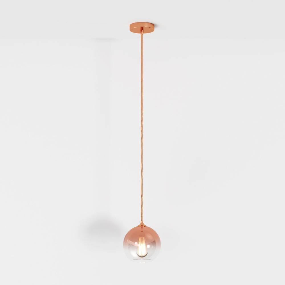 Modern Glass Pendant Light With Spherical Diffuser