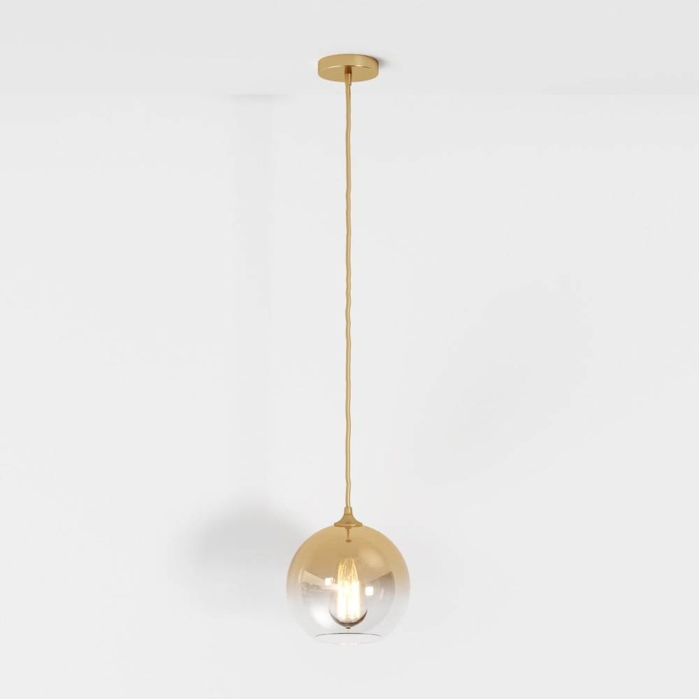 Modern Glass Pendant Light With Spherical Diffuser