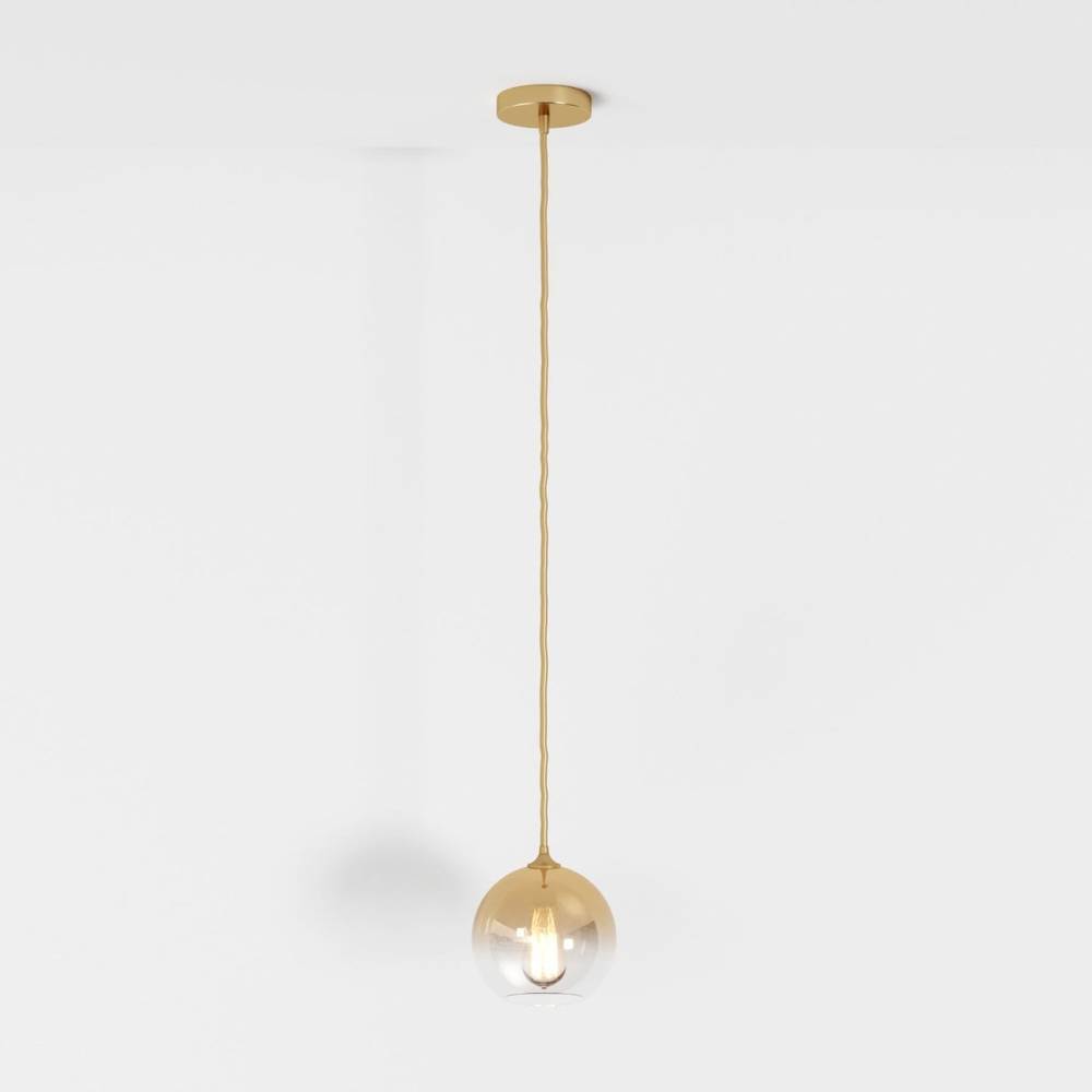 Modern Glass Pendant Light With Spherical Diffuser