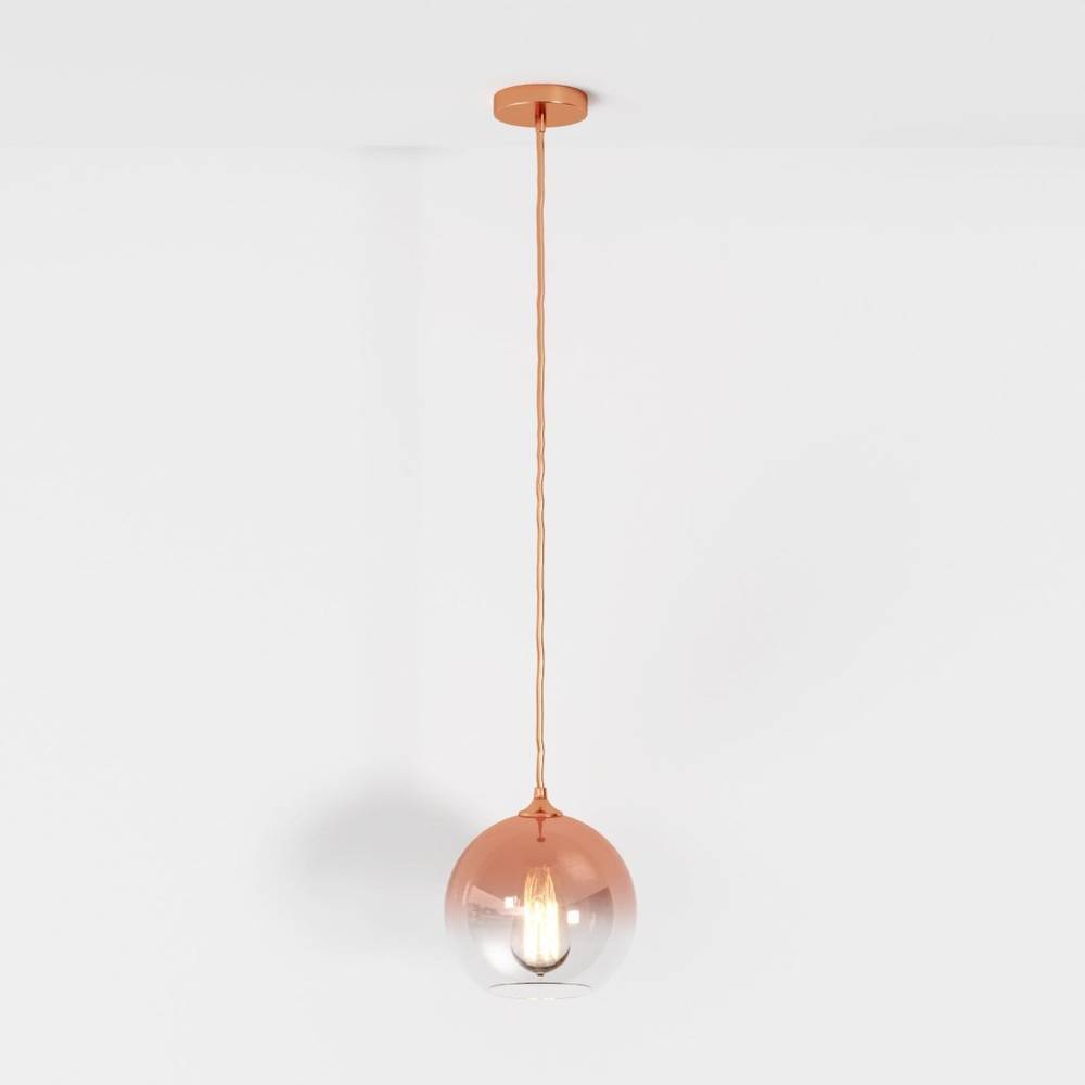 Modern Glass Pendant Light With Spherical Diffuser