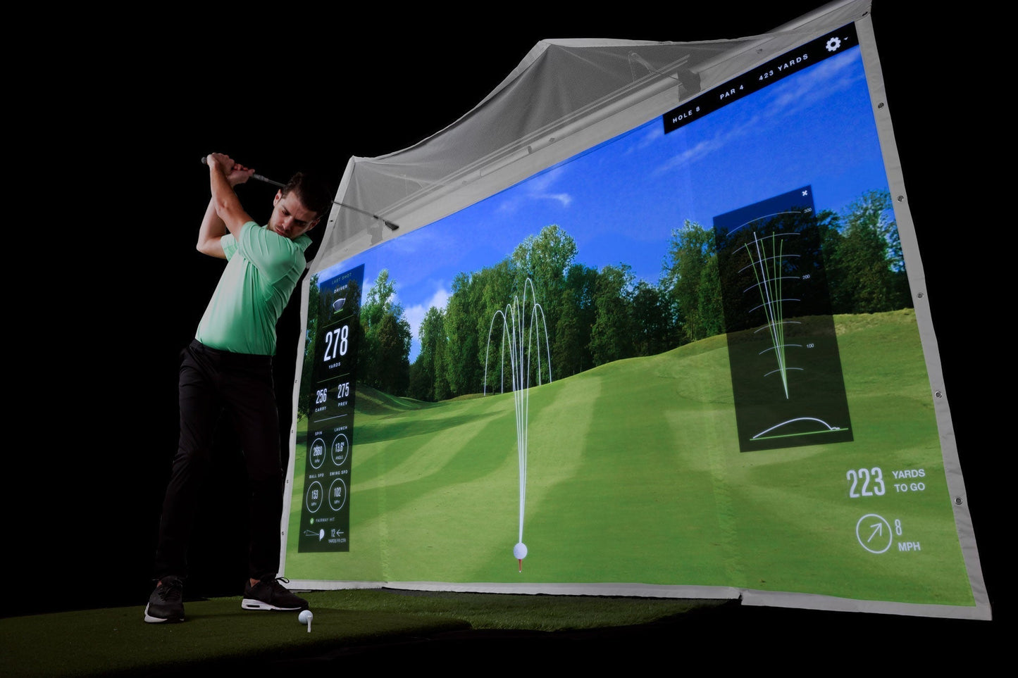 Full Swing KIT Garage Golf Simulator Package