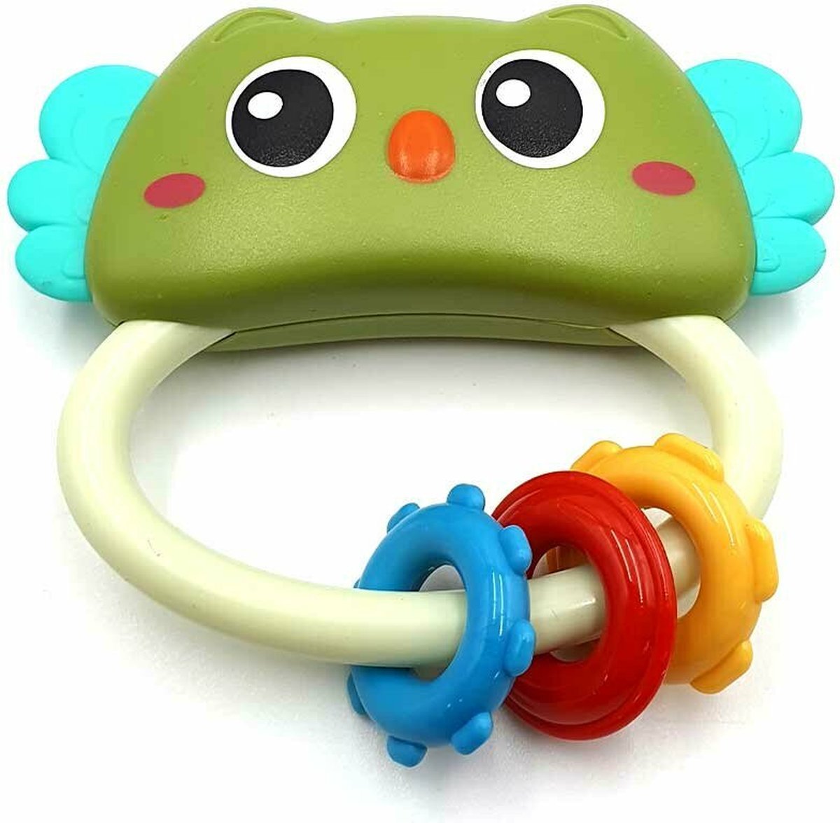 Baby rammelaar set - Bijtring - Tafelbel - 4 stuks - Baby Handbell