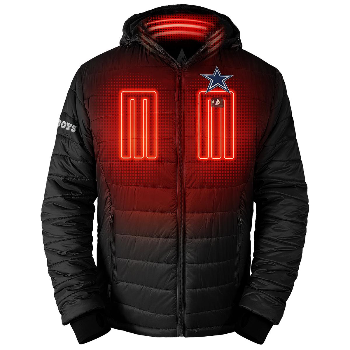 ActionHeat Dallas Cowboys 5V Men's Softshell Battery Heated Jacket