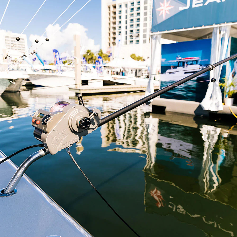 Gemlux - 8ft Dredge Boom Fishing Setup with Safety Tie Back