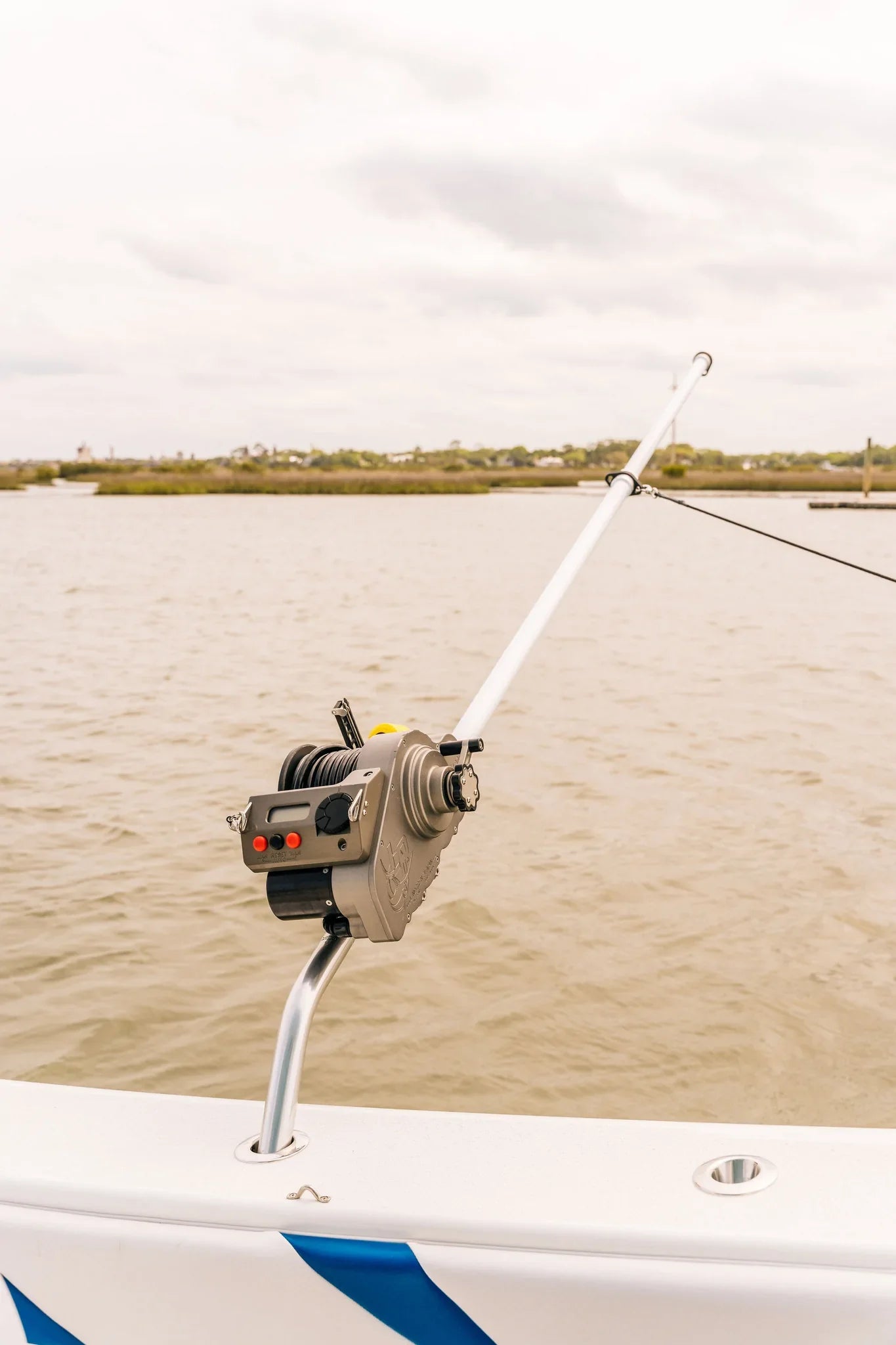 Gemlux - 8ft Dredge Boom Fishing Setup with Safety Tie Back