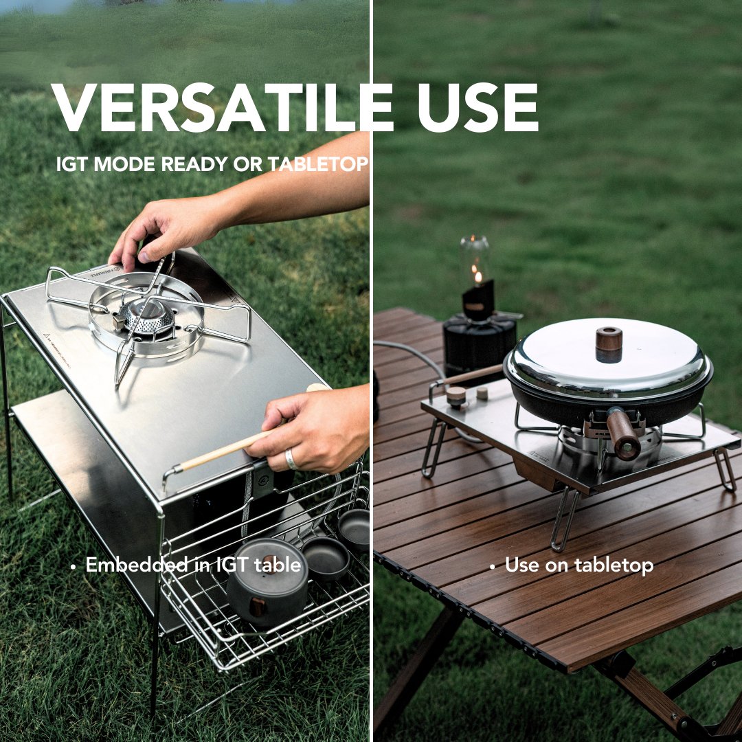 GeoHeat Desktop Folding Remote Gas Stove