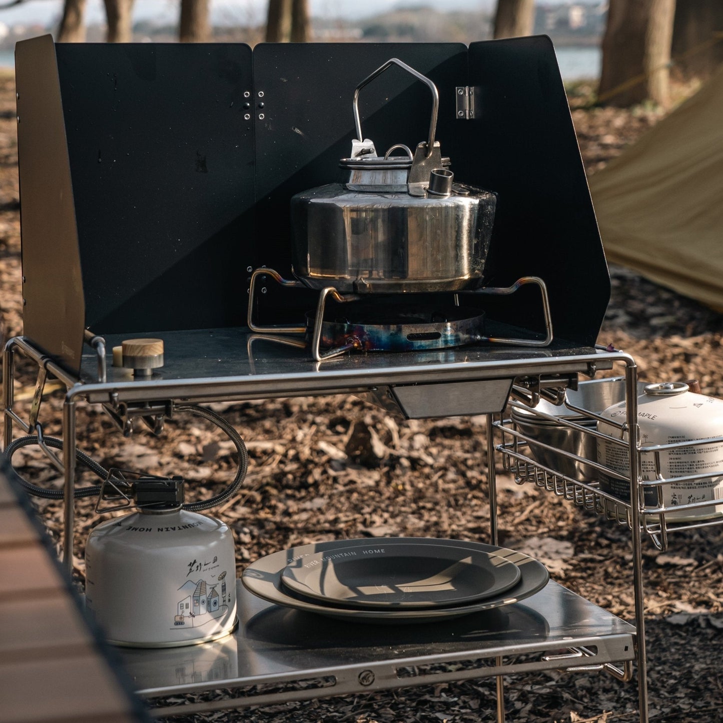 GeoHeat Desktop Folding Remote Gas Stove