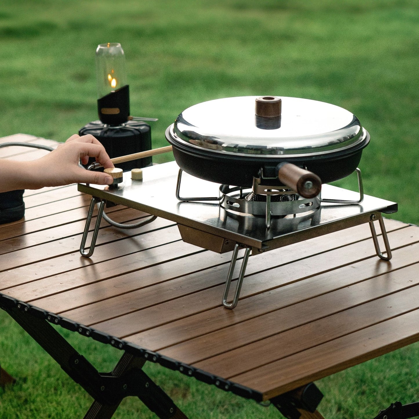 GeoHeat Desktop Folding Remote Gas Stove