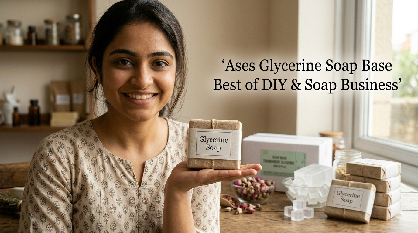 Soap Base Glycerine Transparent (Melt and Pour) — Sulphate Free & Paraben Free