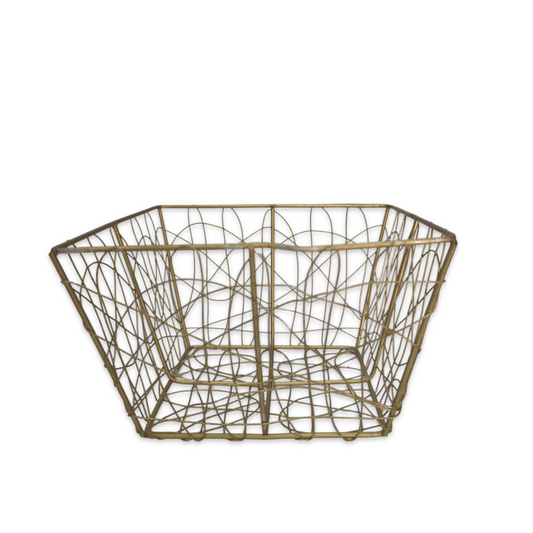 Gold Wire Basket
